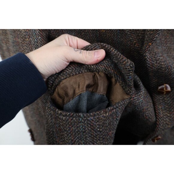 Vintage 60s Streetwear Mens 36R Rainbow Fleck Wool Tweed Suit Blazer Jacket USA - Picture 7 of 16